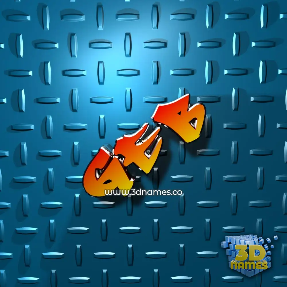 geb in Grid Style style - 3D name wallpaper