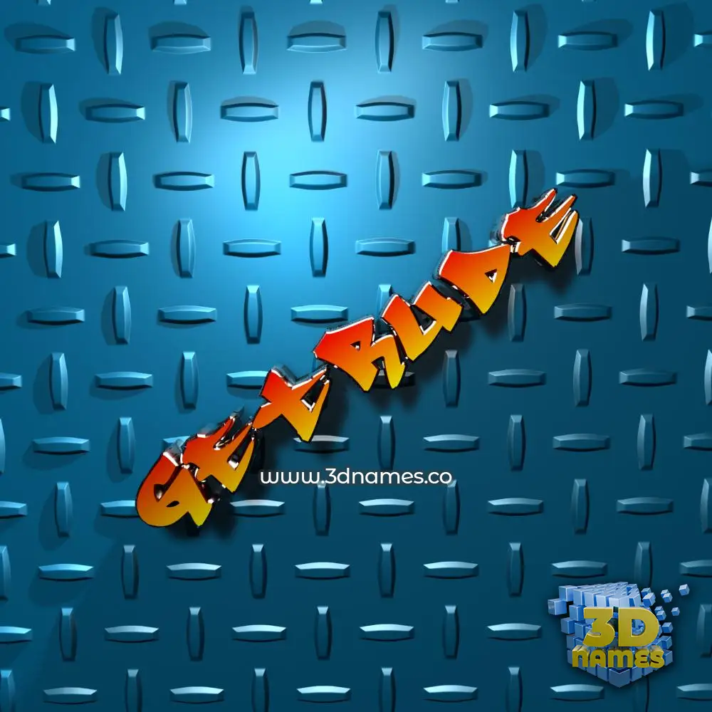 getrude in Grid Style style - 3D name wallpaper