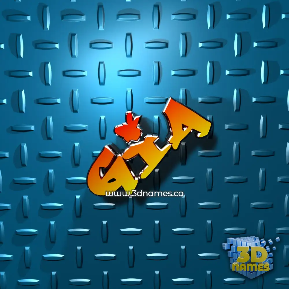 gia in Grid Style style - 3D name wallpaper