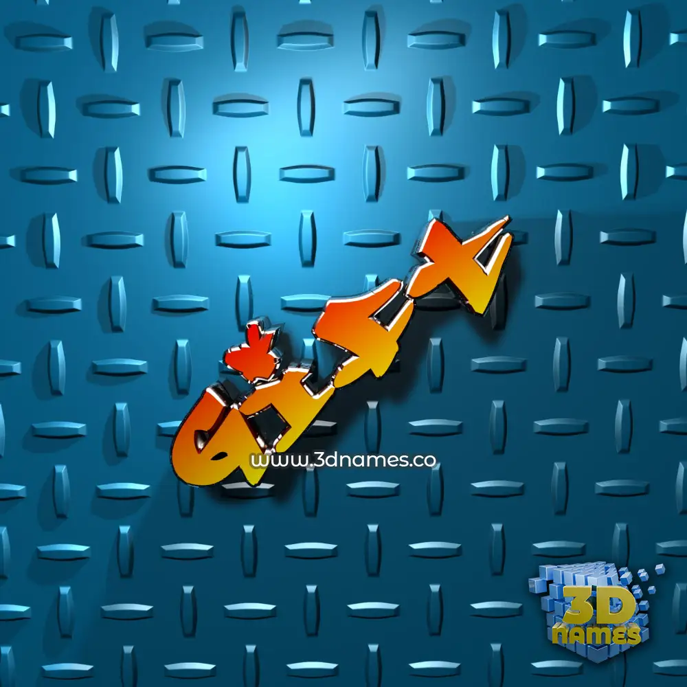 gift in Grid Style style - 3D name wallpaper