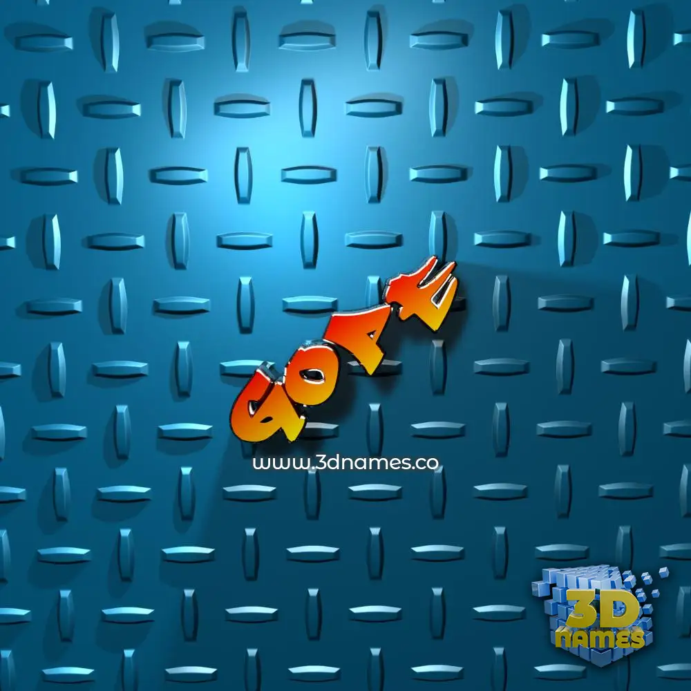 gope in Grid Style style - 3D name wallpaper