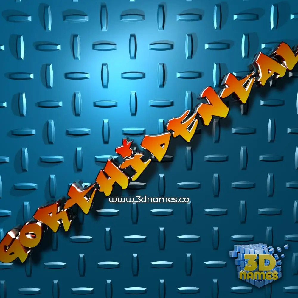 gorthidental in Grid Style style - 3D name wallpaper