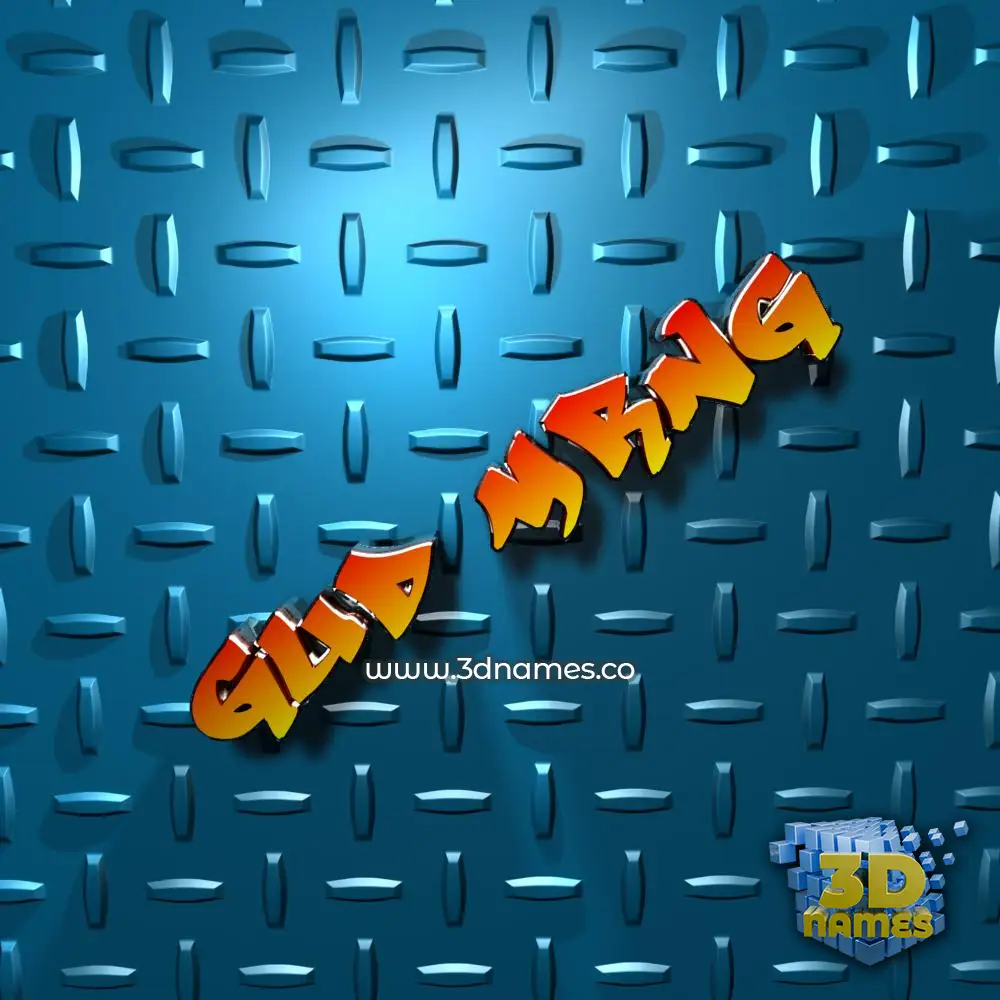 gud mrng in Grid Style style - 3D name wallpaper