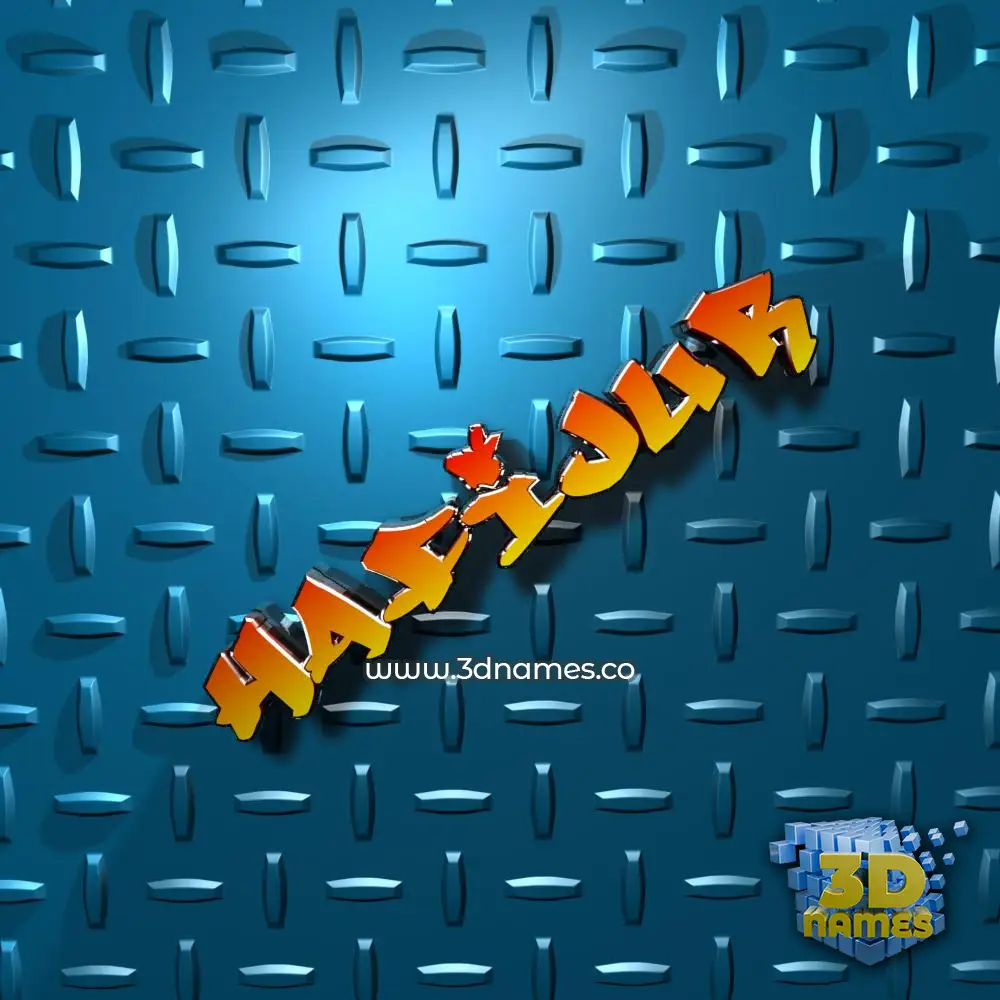 hafijur in Grid Style style - 3D name wallpaper