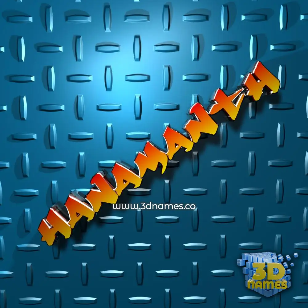 hanamanth in Grid Style style - 3D name wallpaper