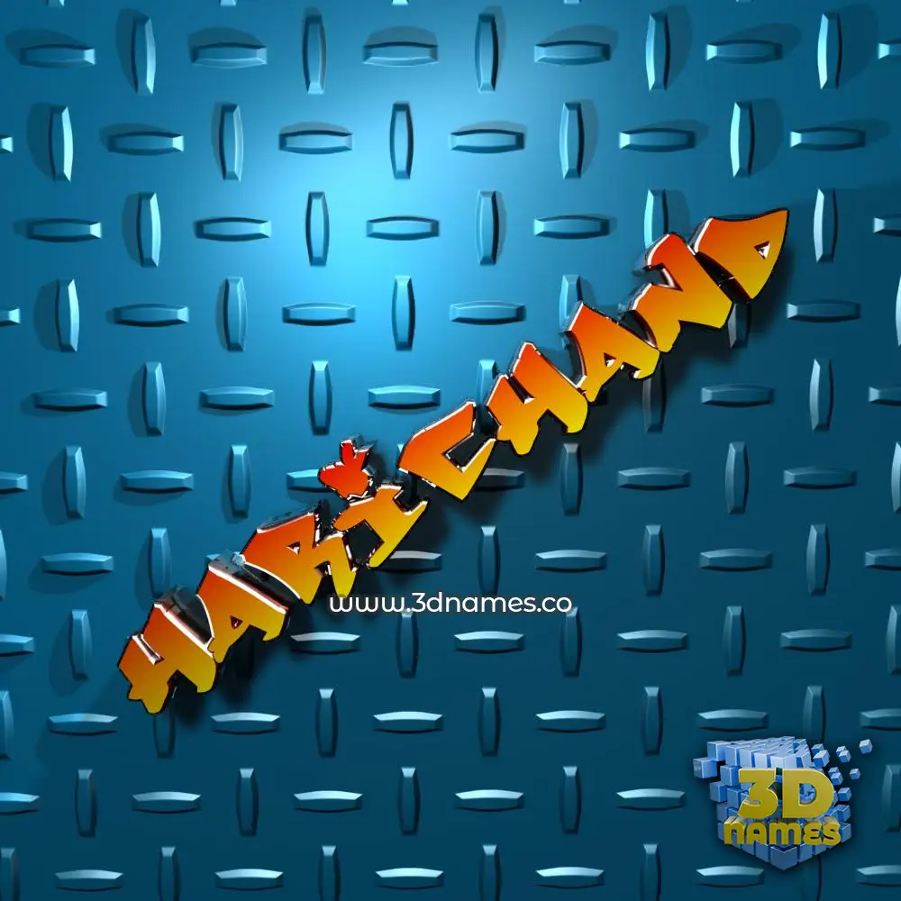 harichand in Grid Style style - 3D name wallpaper