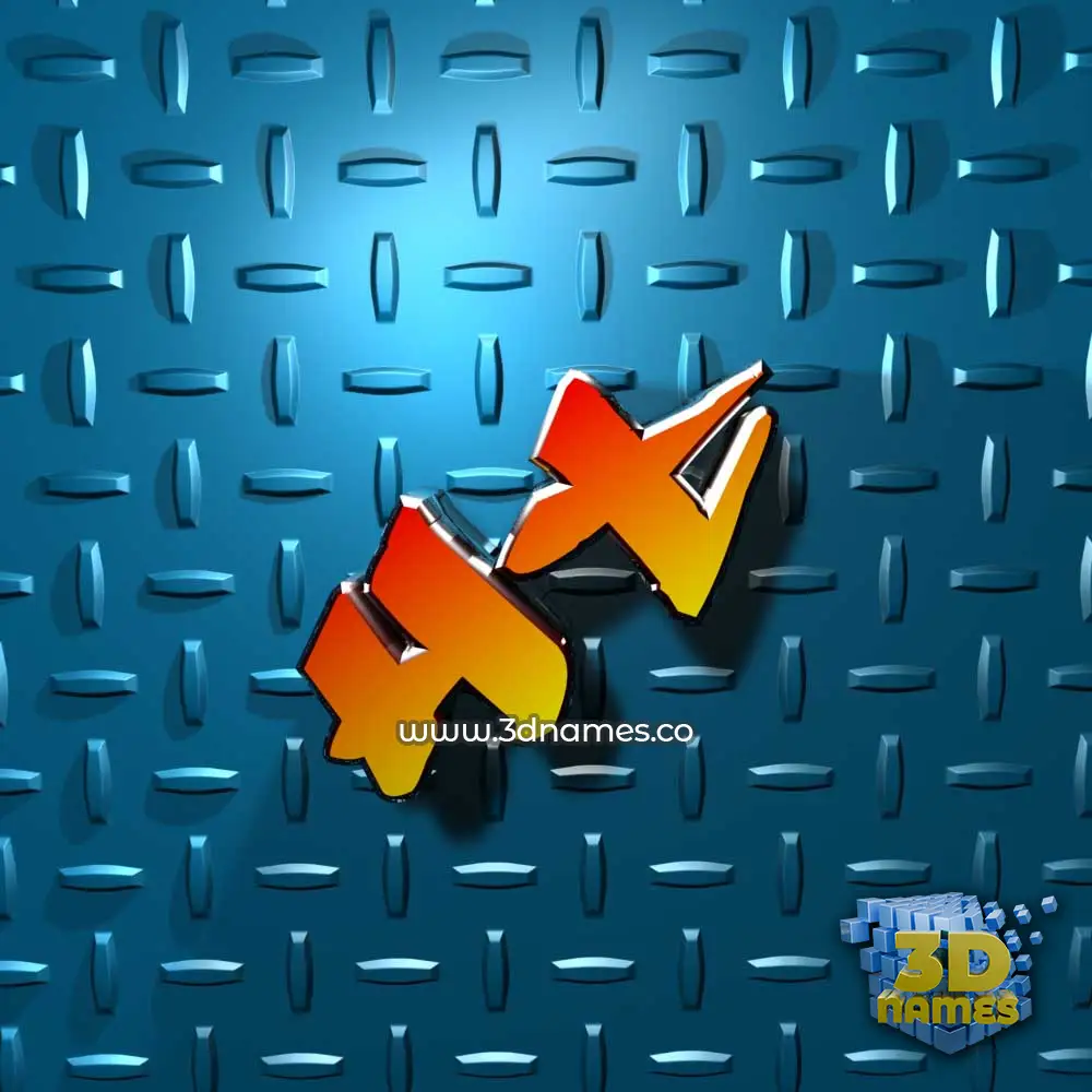 ht in Grid Style style - 3D name wallpaper