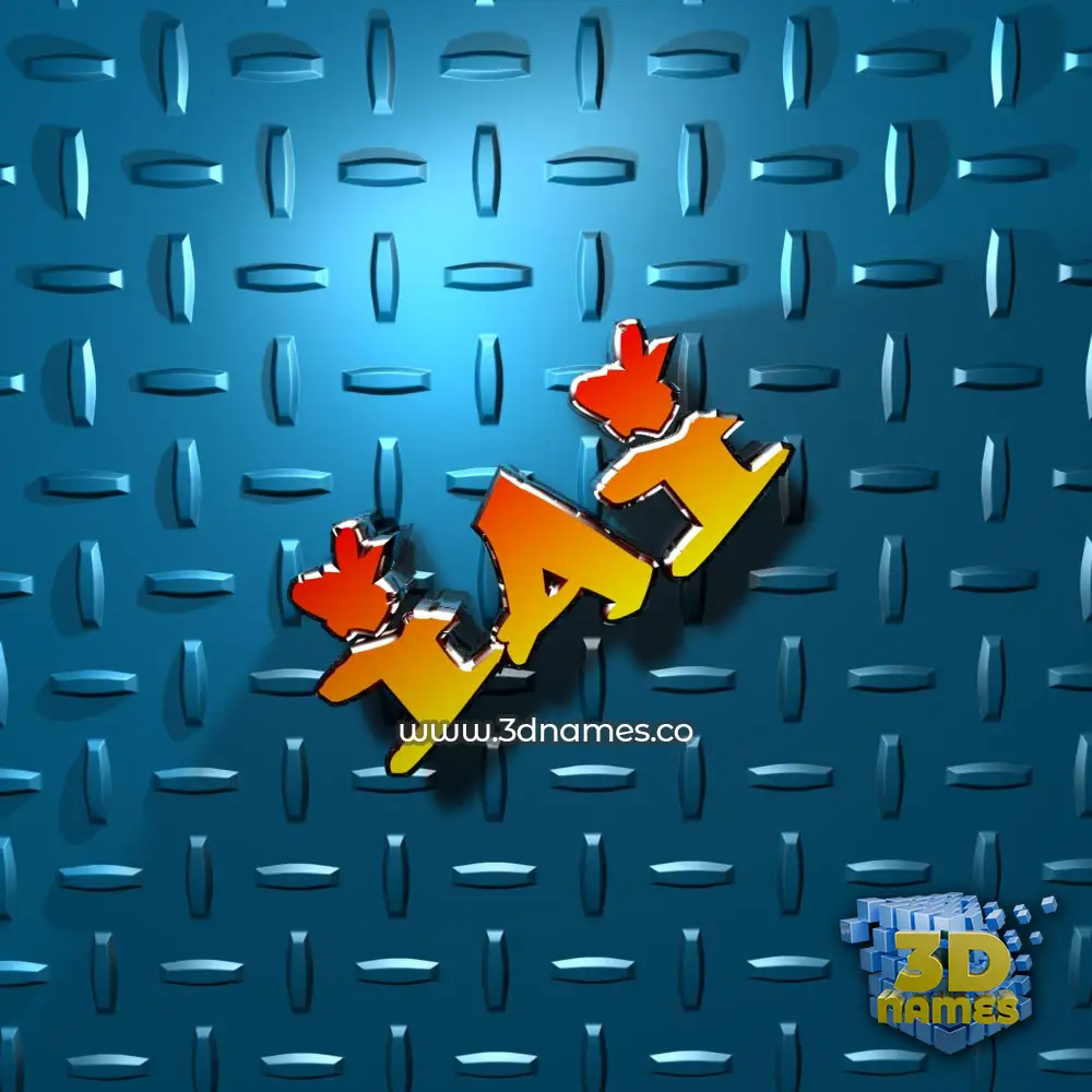 iai in Grid Style style - 3D name wallpaper