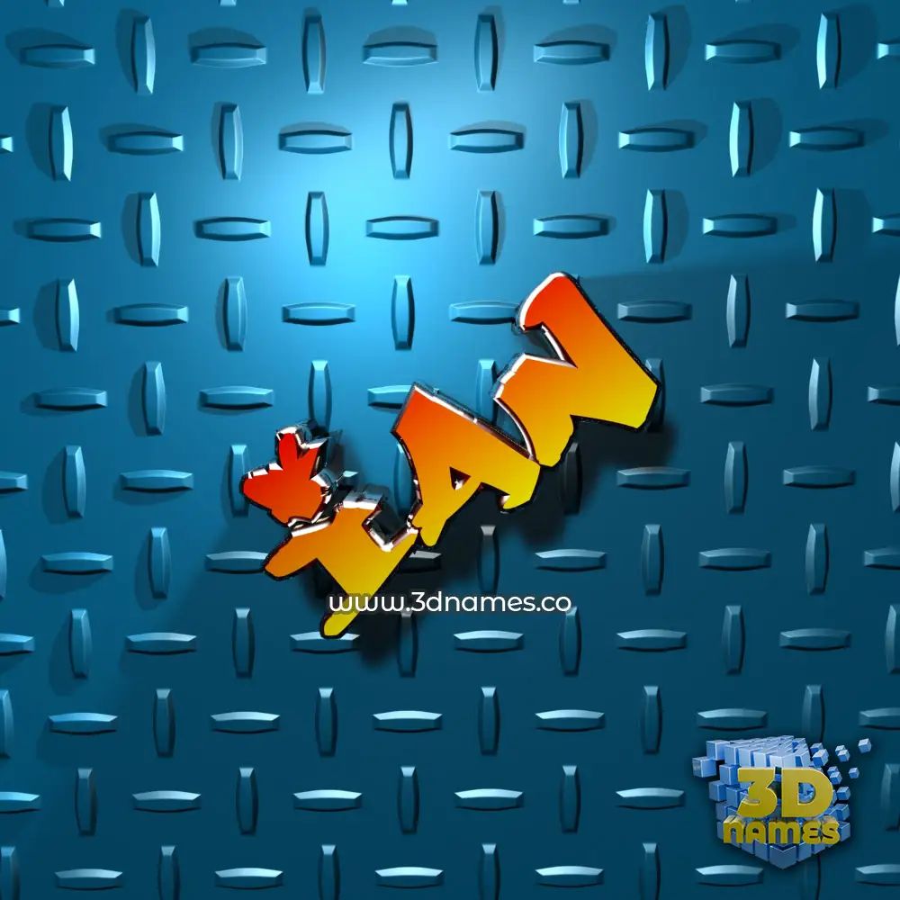 ian in Grid Style style - 3D name wallpaper
