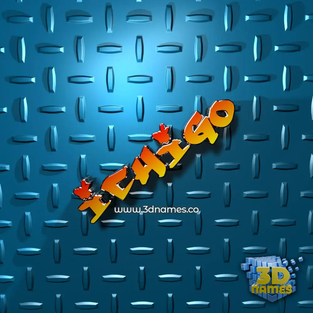 ichigo in Grid Style style - 3D name wallpaper