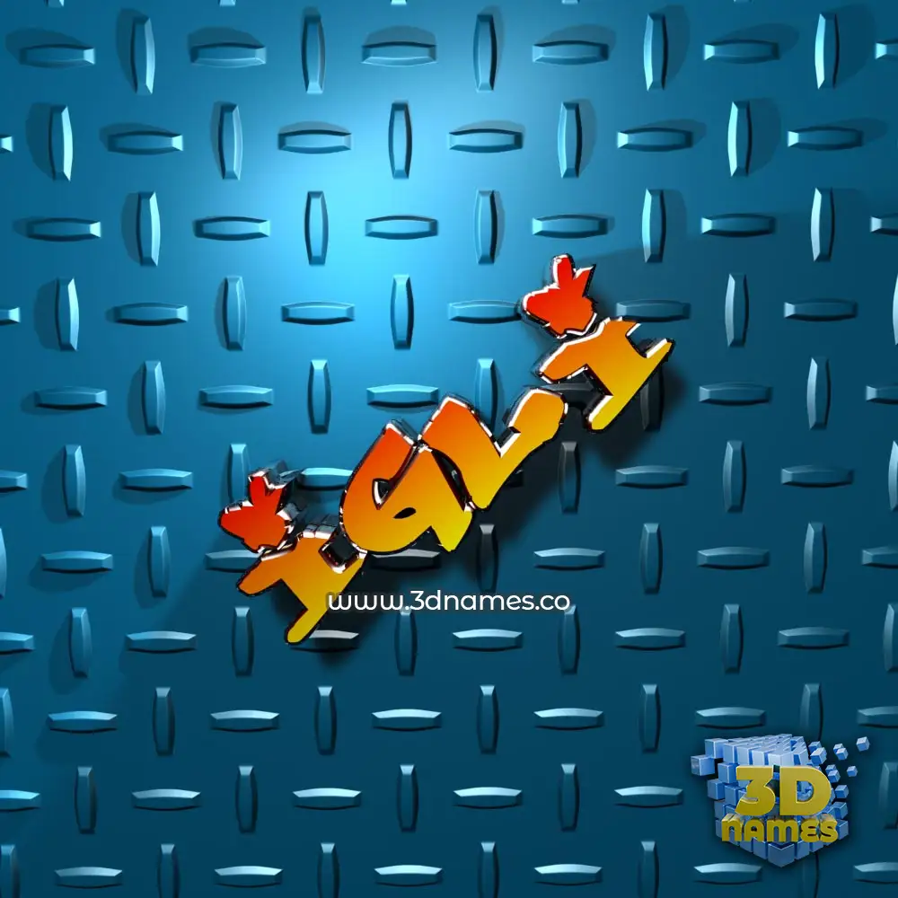 igli in Grid Style style - 3D name wallpaper
