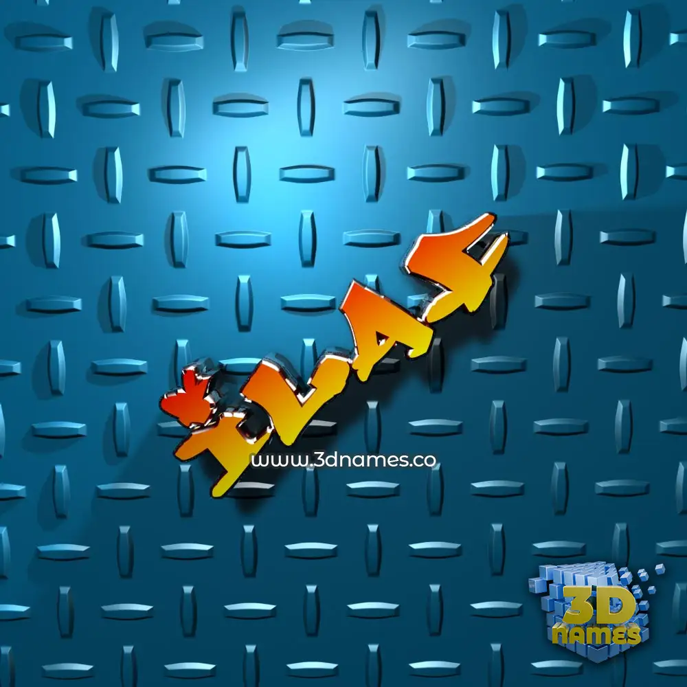 ilaf in Grid Style style - 3D name wallpaper