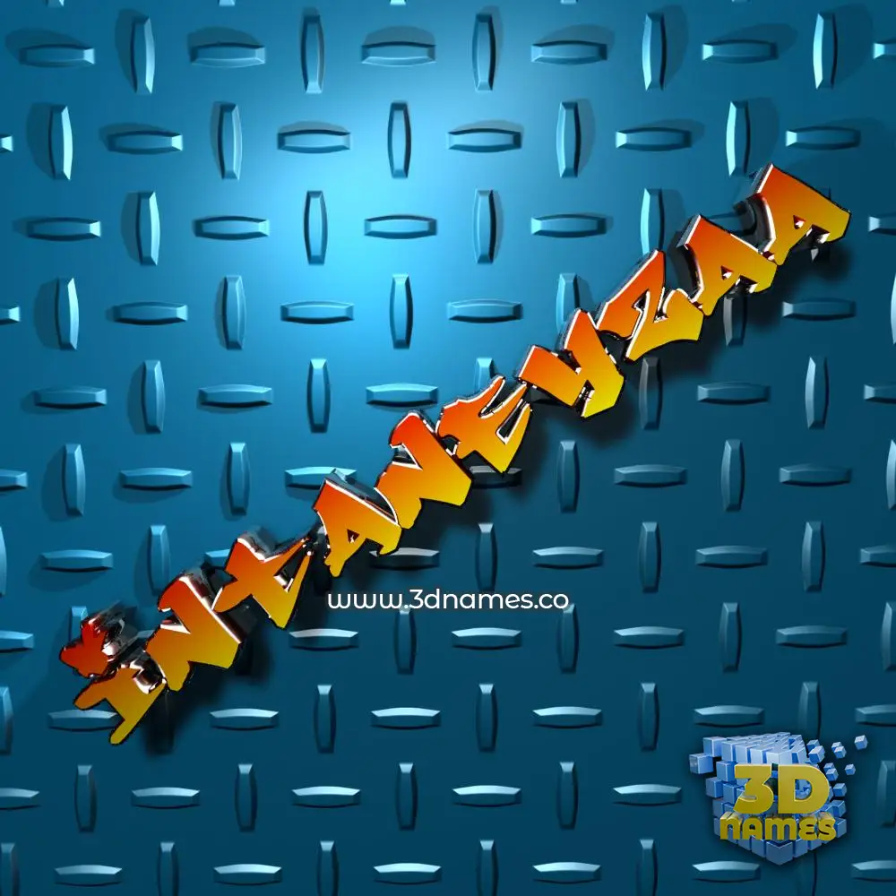 intaneyzaa in Grid Style style - 3D name wallpaper