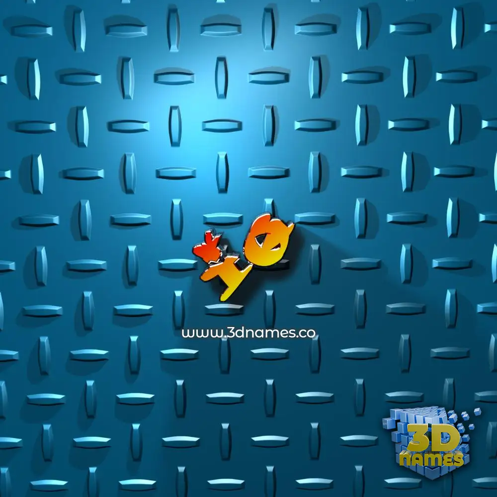 iq in Grid Style style - 3D name wallpaper