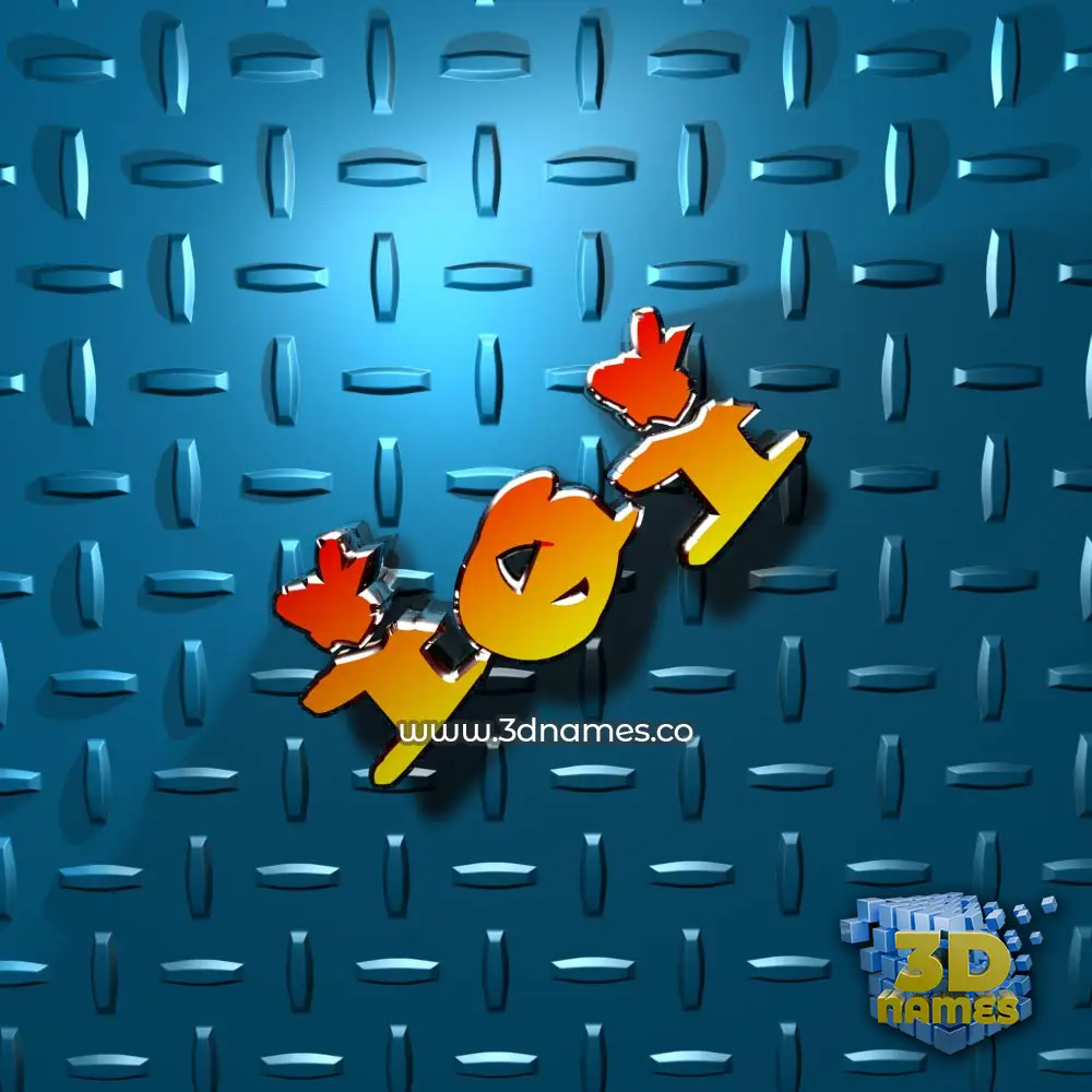 iqi in Grid Style style - 3D name wallpaper