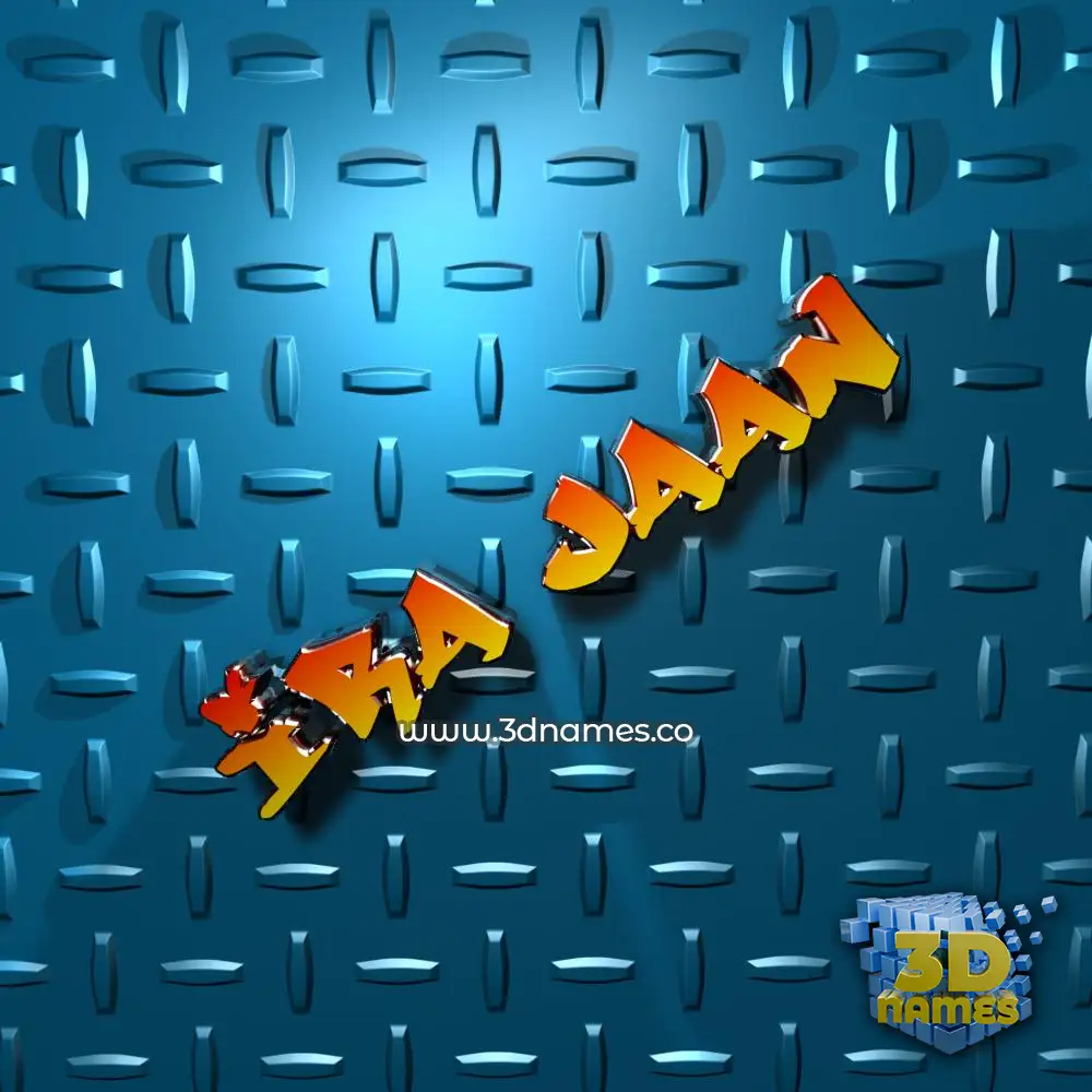 ira jaan in Grid Style style - 3D name wallpaper
