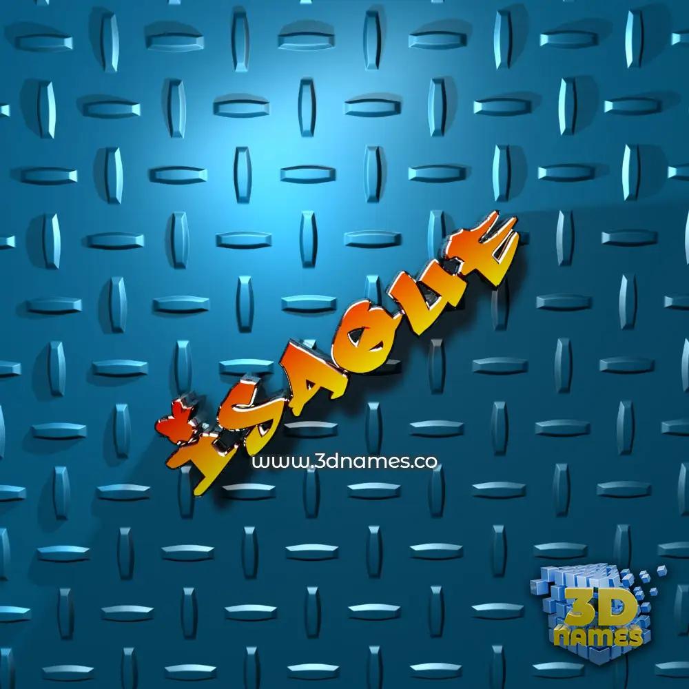 isaque in Grid Style style - 3D name wallpaper