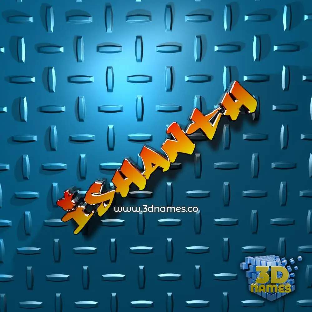 ishanth in Grid Style style - 3D name wallpaper