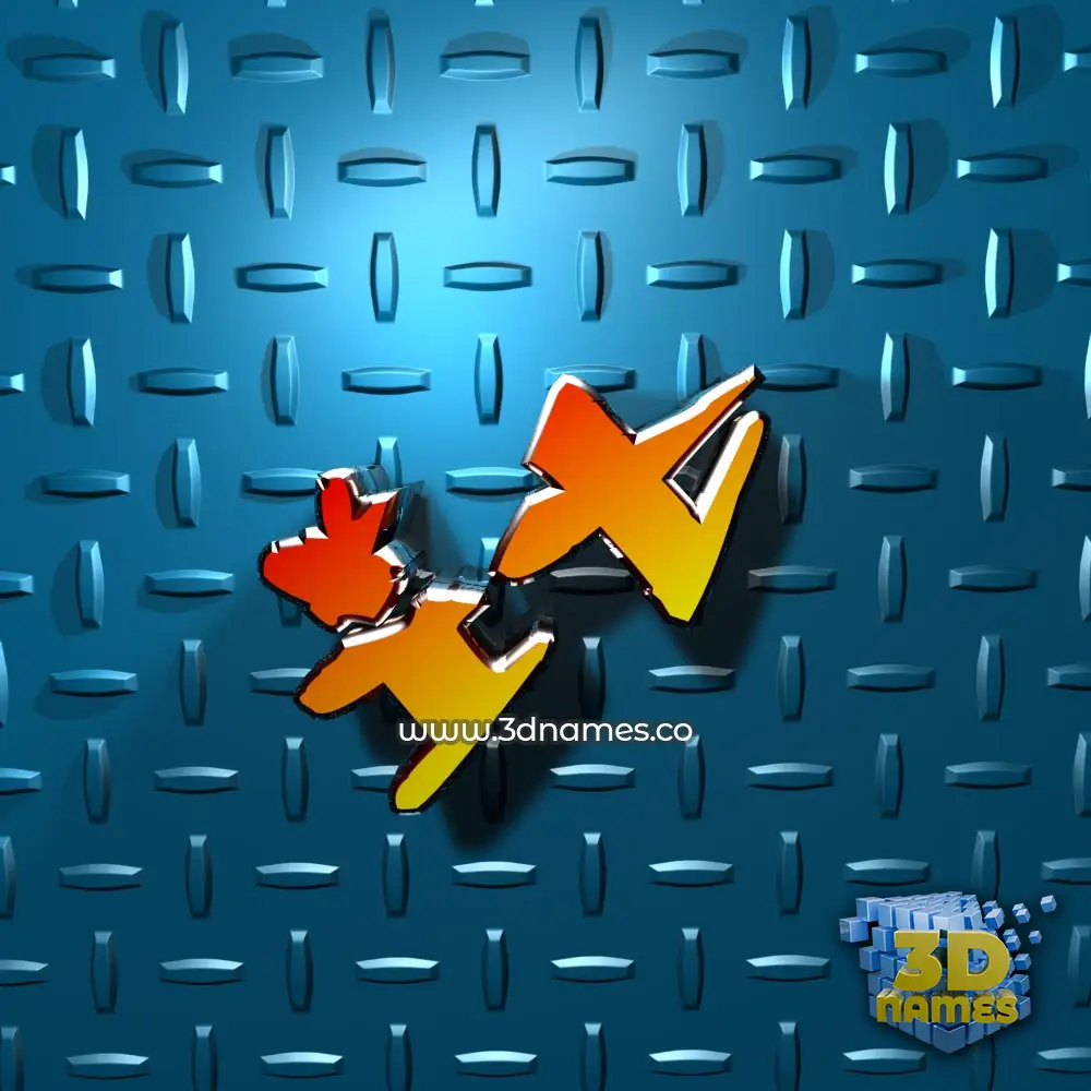 it in Grid Style style - 3D name wallpaper