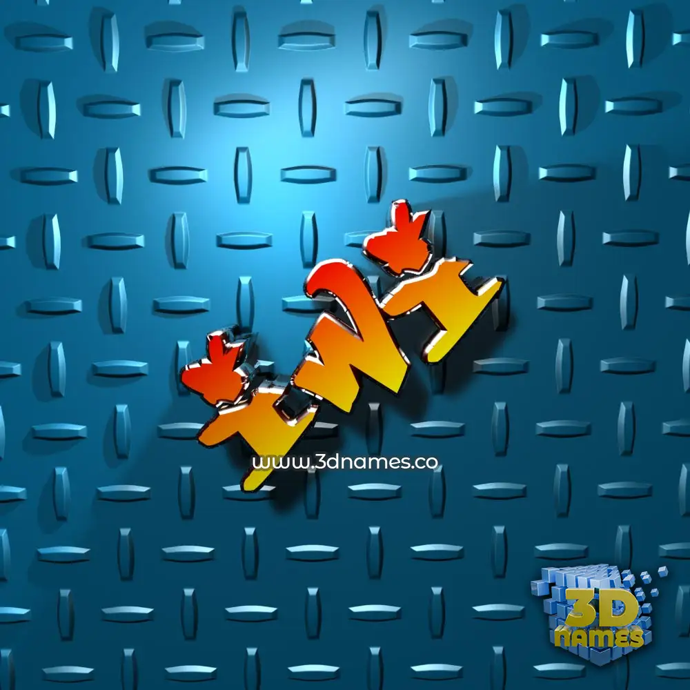 iwi in Grid Style style - 3D name wallpaper