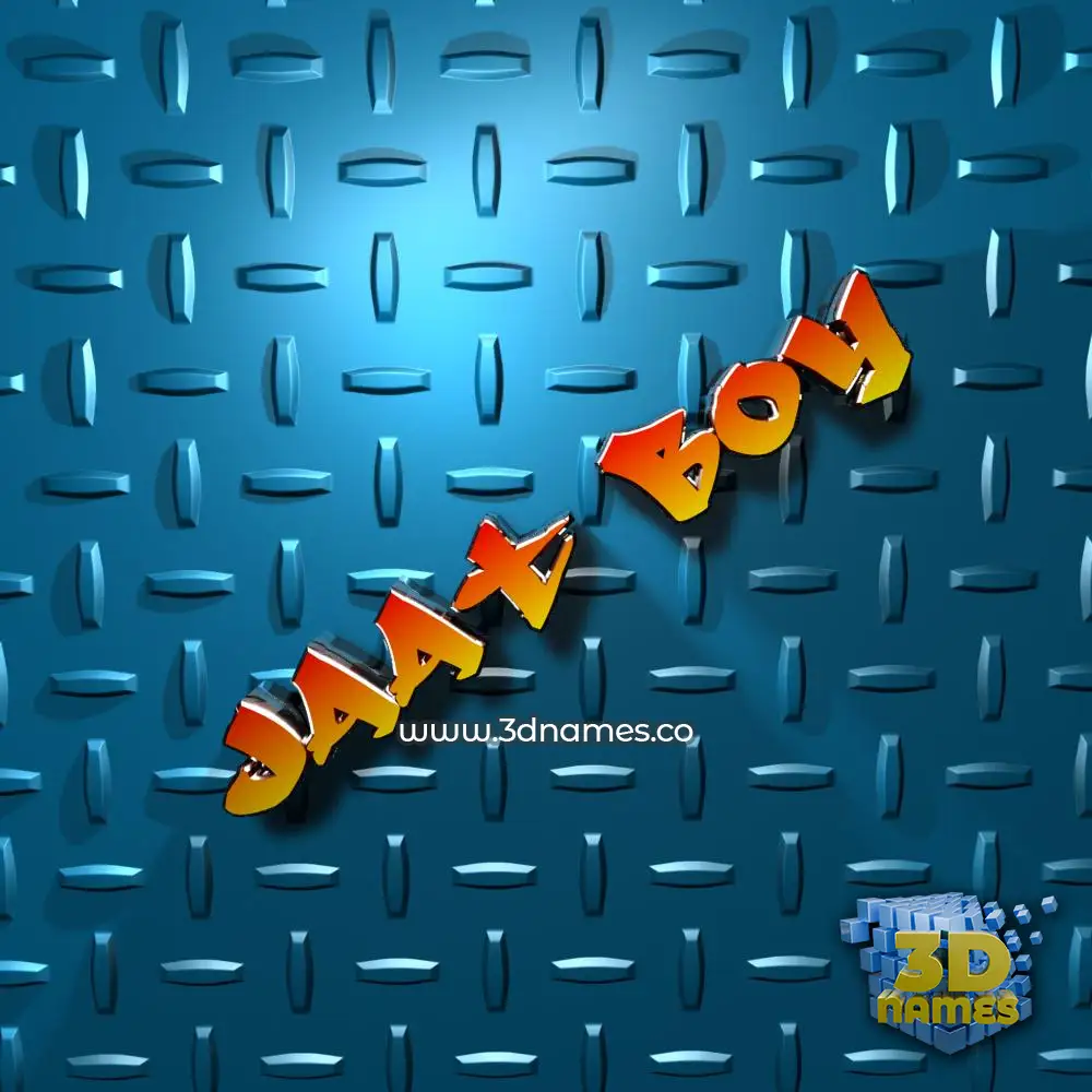 jaat boy in Grid Style style - 3D name wallpaper