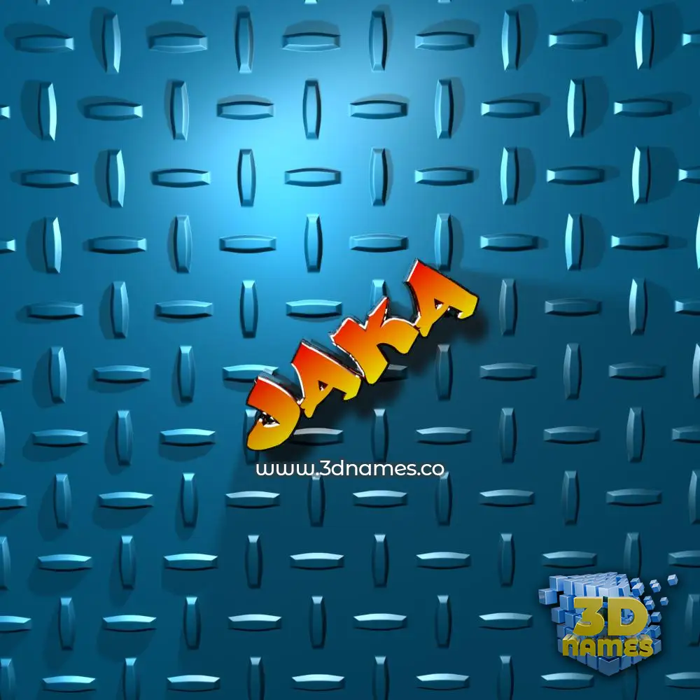 jaka in Grid Style style - 3D name wallpaper