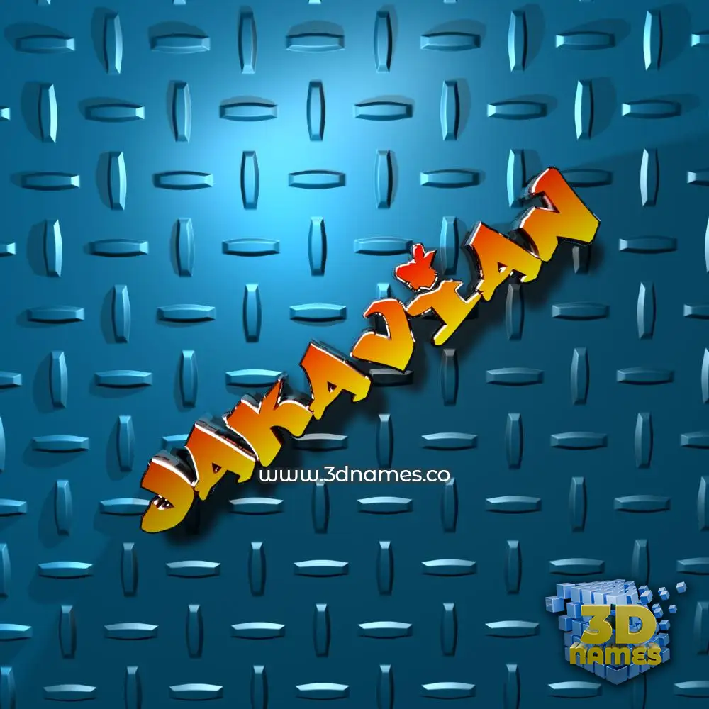 jakavian in Grid Style style - 3D name wallpaper