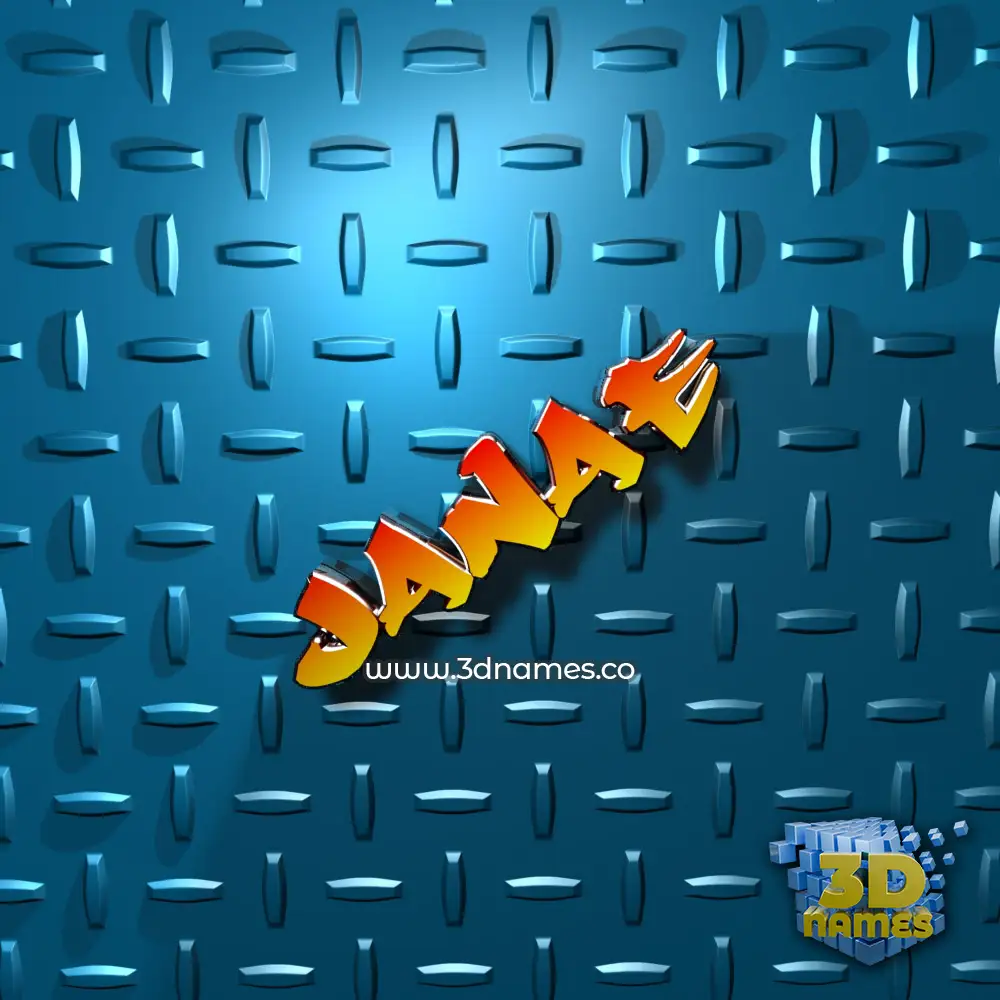 janae in Grid Style style - 3D name wallpaper
