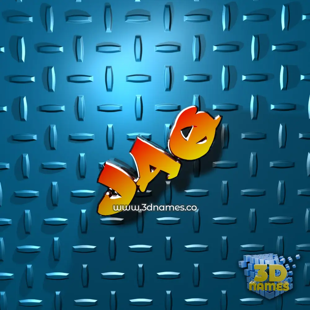 jaq in Grid Style style - 3D name wallpaper
