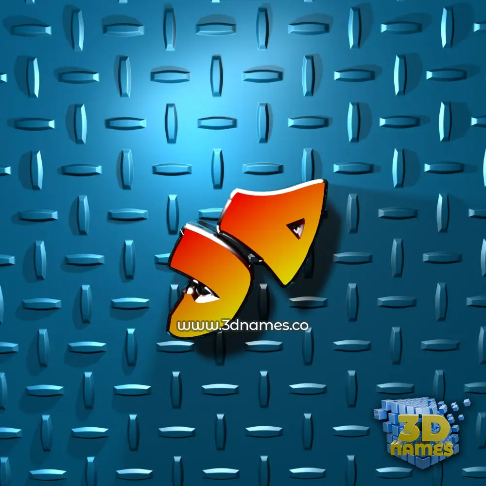 jd in Grid Style style - 3D name wallpaper