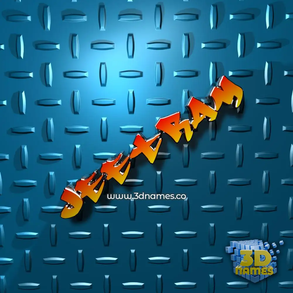 jeetram in Grid Style style - 3D name wallpaper