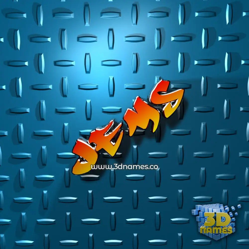 jems in Grid Style style - 3D name wallpaper