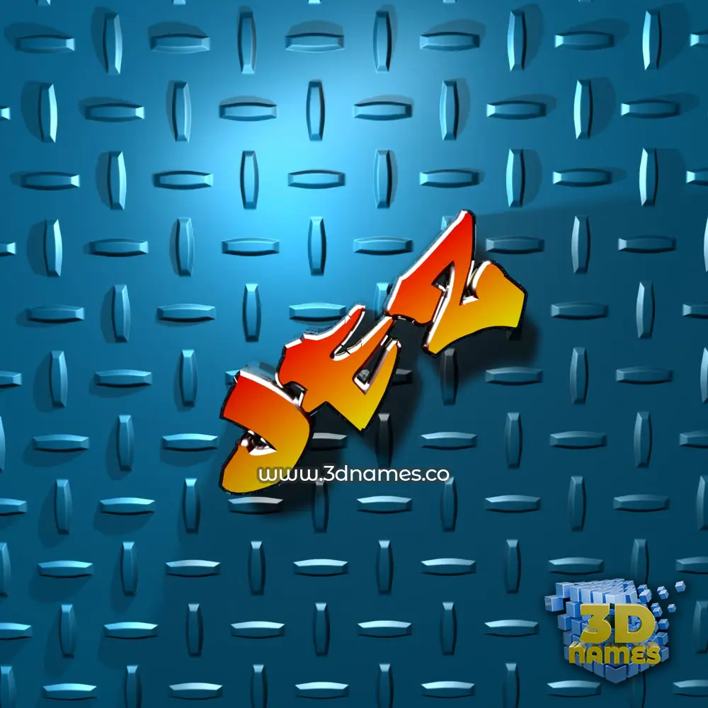 jez in Grid Style style - 3D name wallpaper