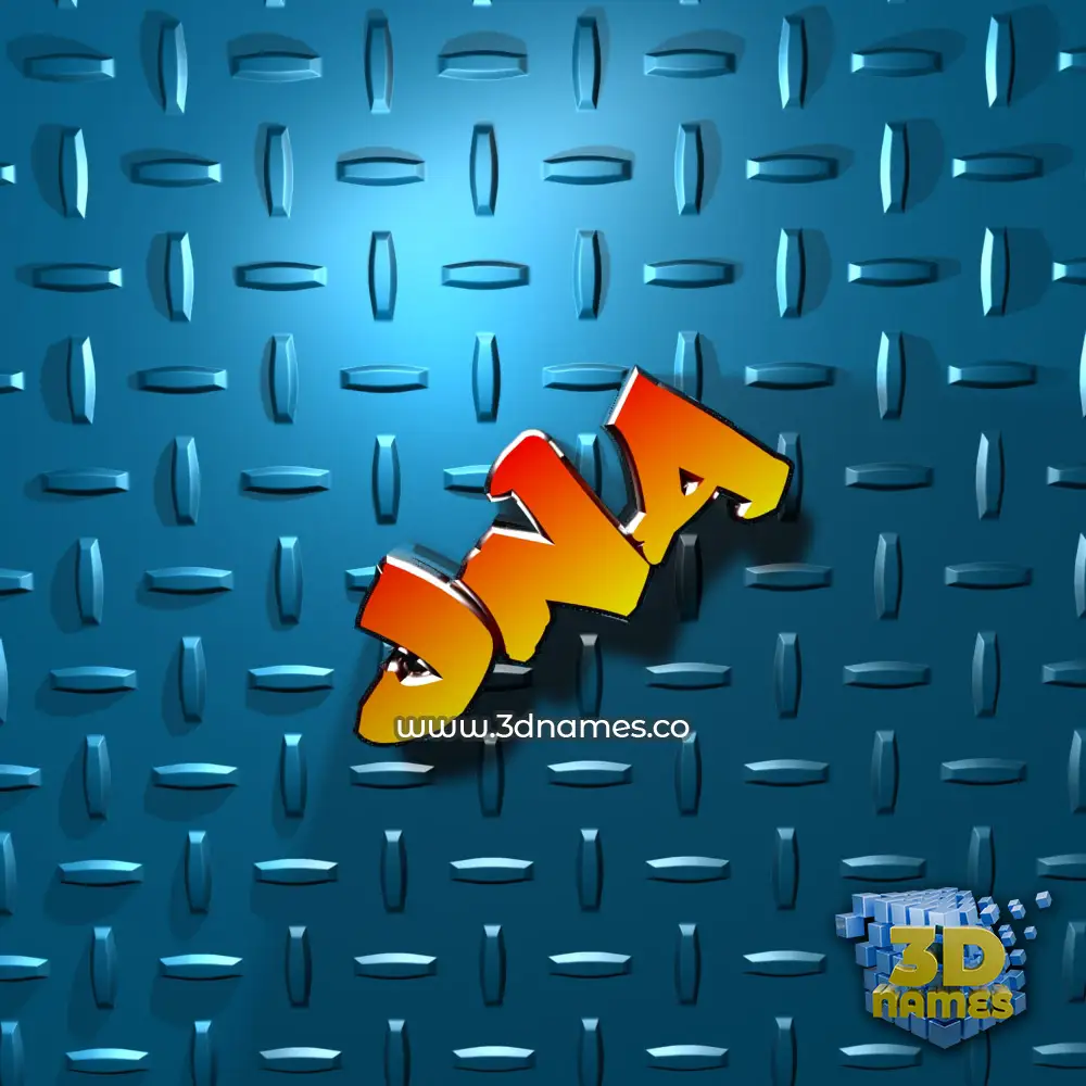 jna in Grid Style style - 3D name wallpaper