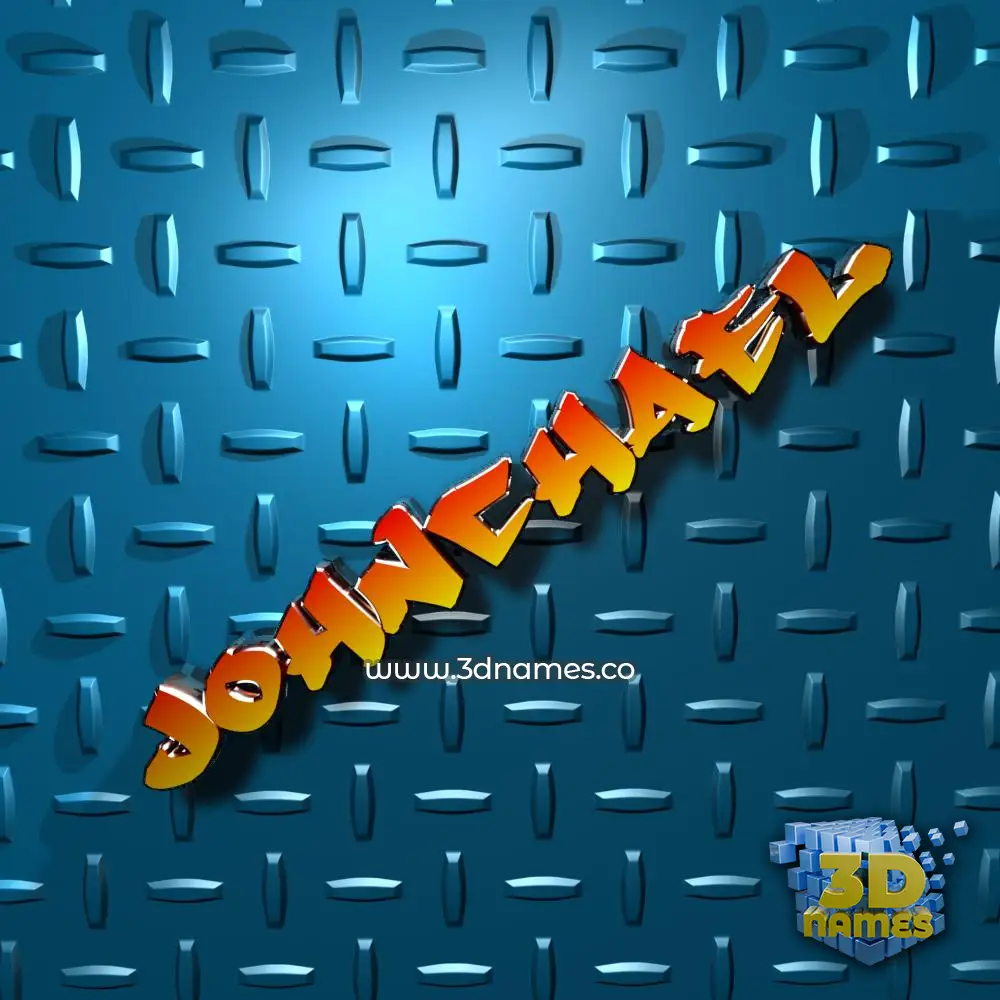 johnchael in Grid Style style - 3D name wallpaper