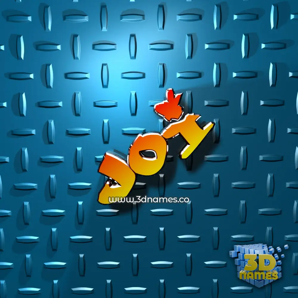 joi in Grid Style style - 3D name wallpaper