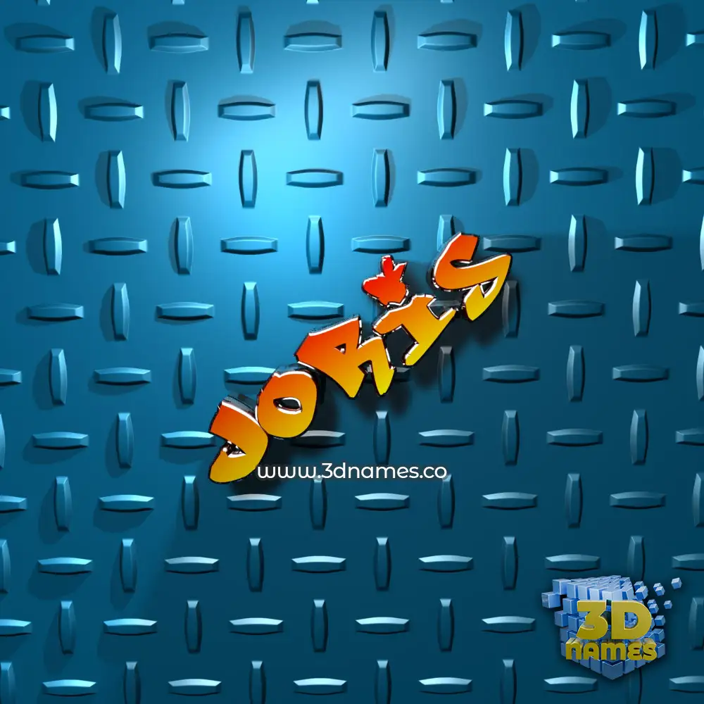 joris in Grid Style style - 3D name wallpaper