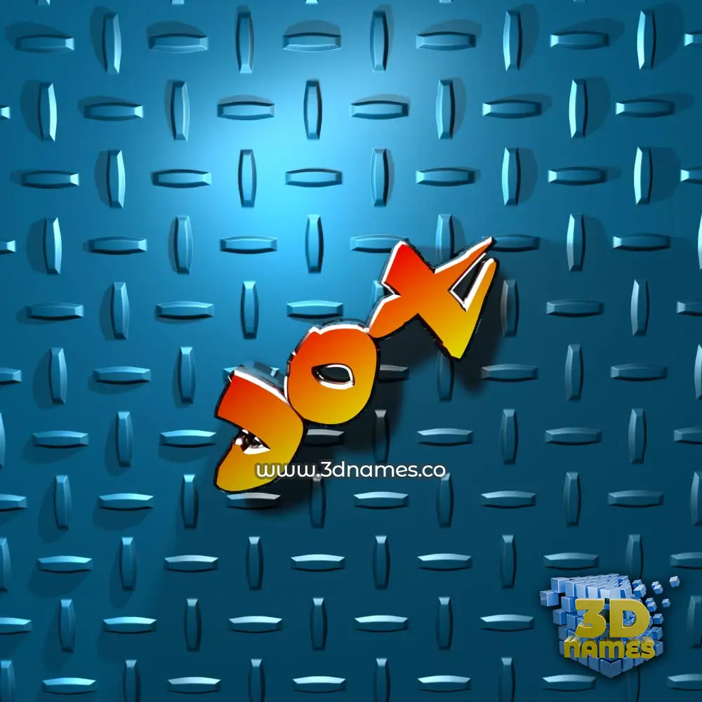 jot in Grid Style style - 3D name wallpaper