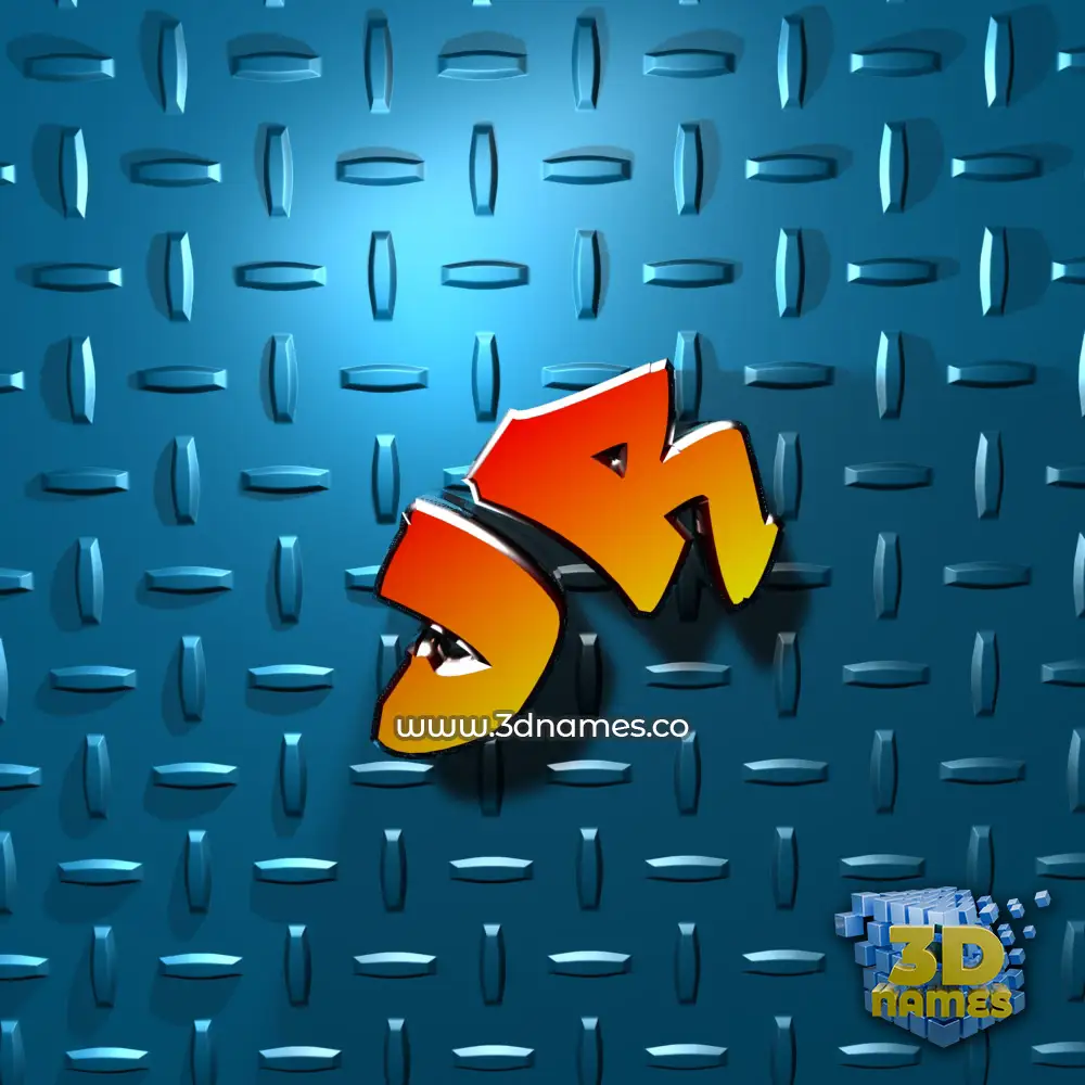 jr in Grid Style style - 3D name wallpaper
