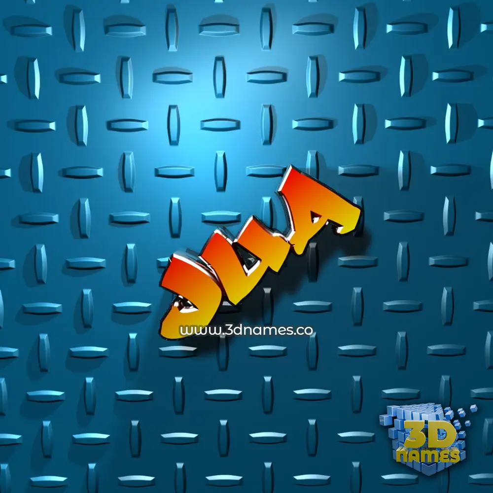 jua in Grid Style style - 3D name wallpaper