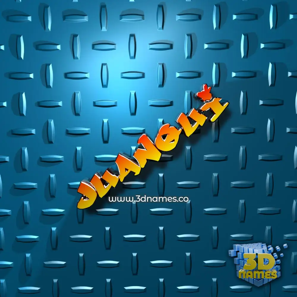 juanqui in Grid Style style - 3D name wallpaper