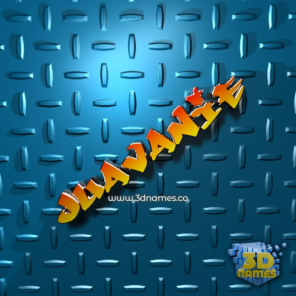 juavanie in Grid Style style - 3D name wallpaper