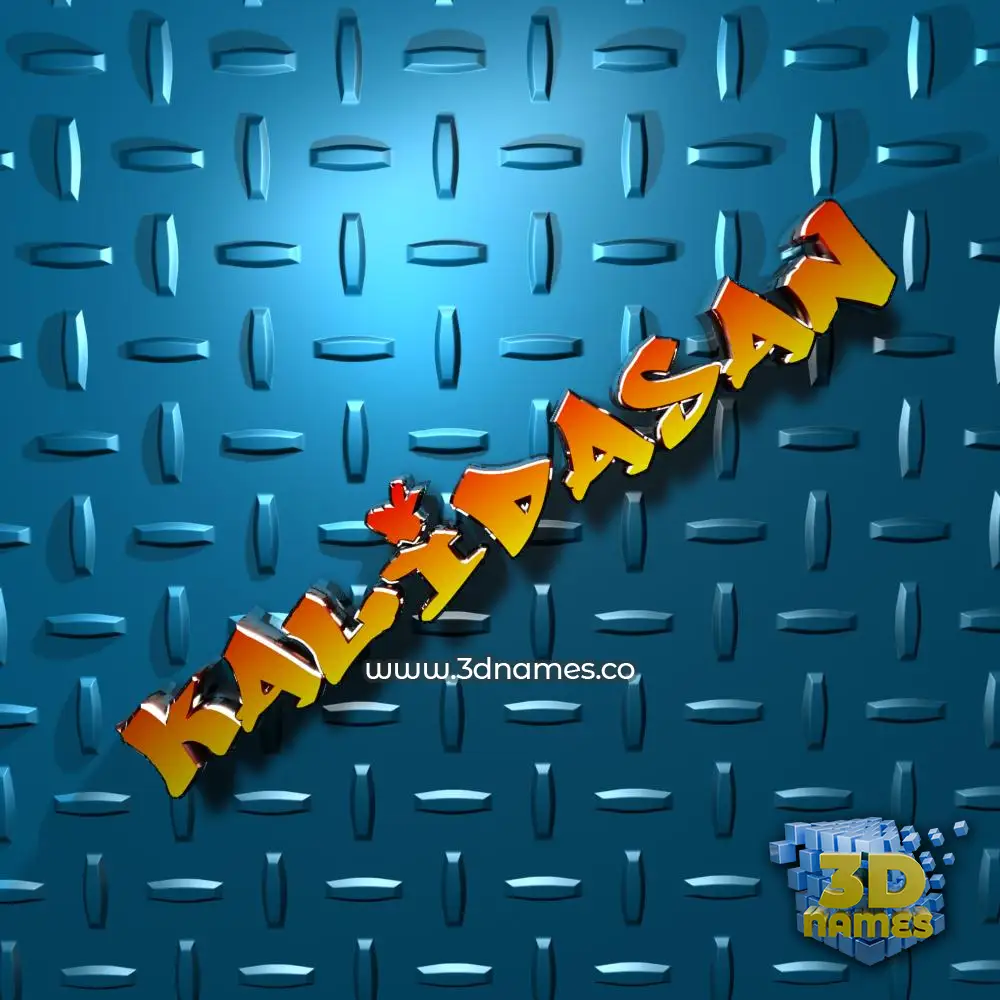 kalidasan in Grid Style style - 3D name wallpaper