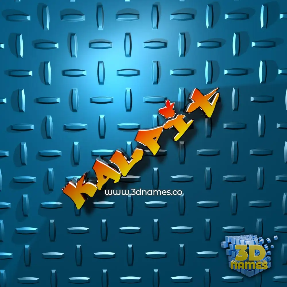 kalpit in Grid Style style - 3D name wallpaper