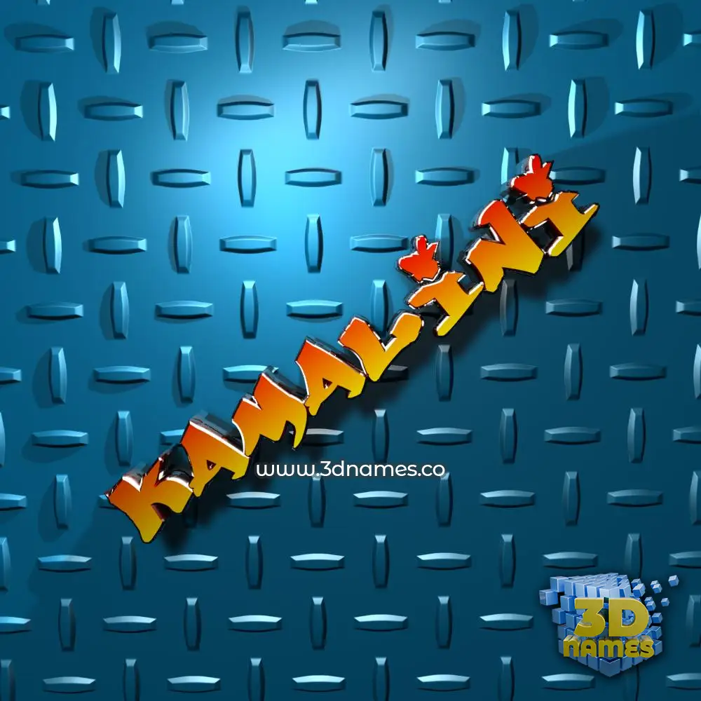 kamalini in Grid Style style - 3D name wallpaper