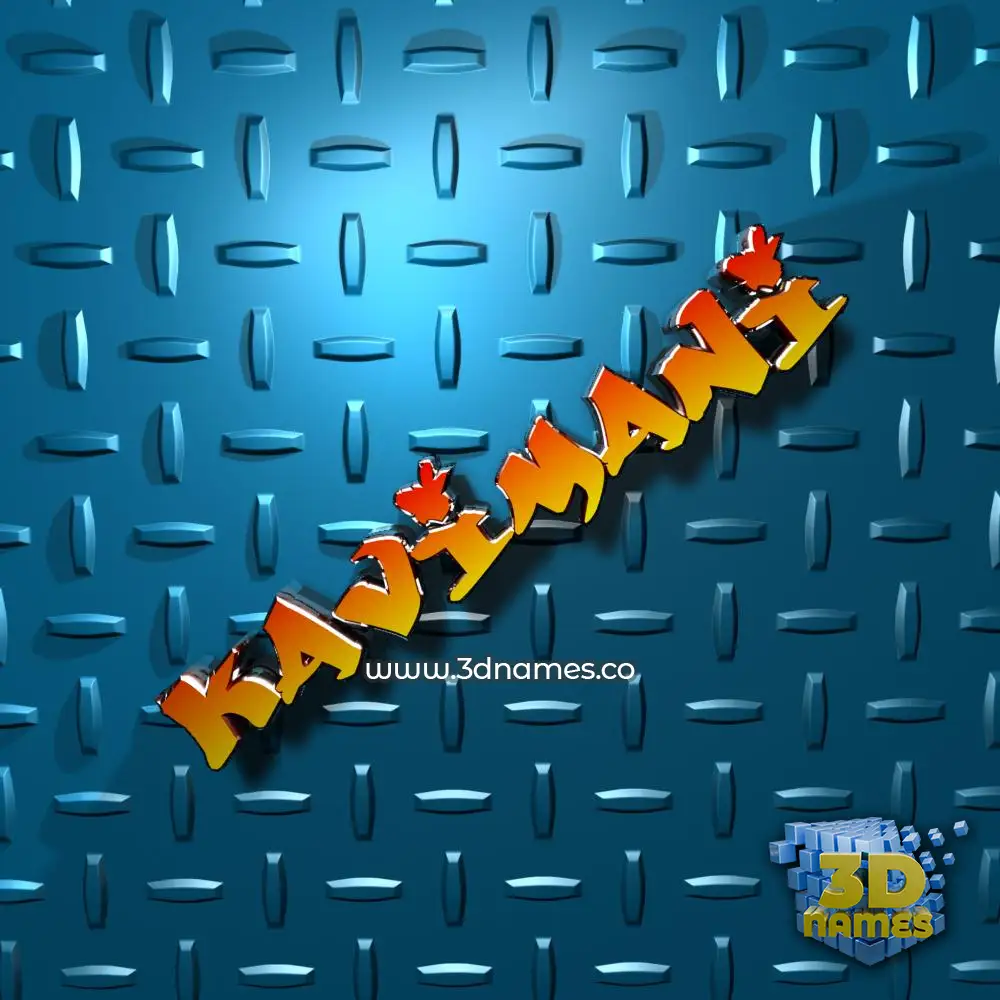 kavimani in Grid Style style - 3D name wallpaper