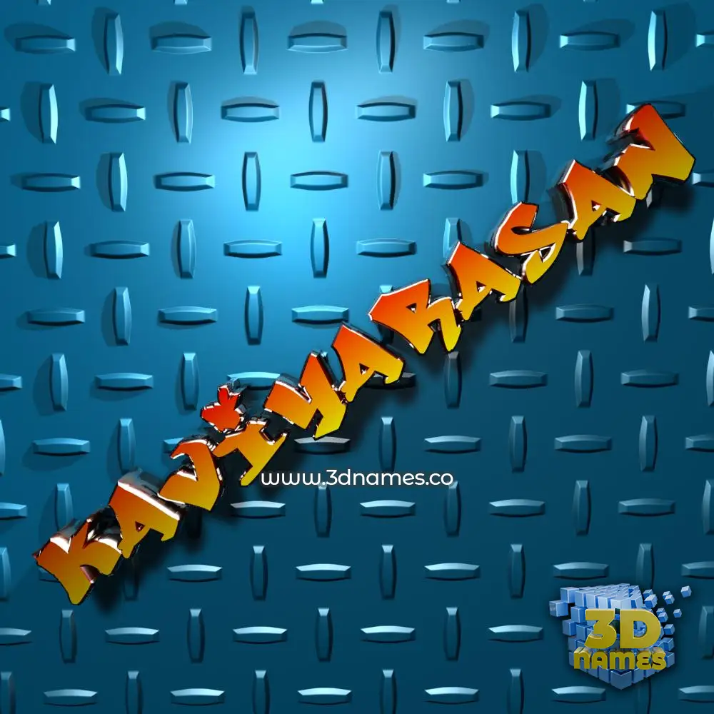 kaviyarasan in Grid Style style - 3D name wallpaper