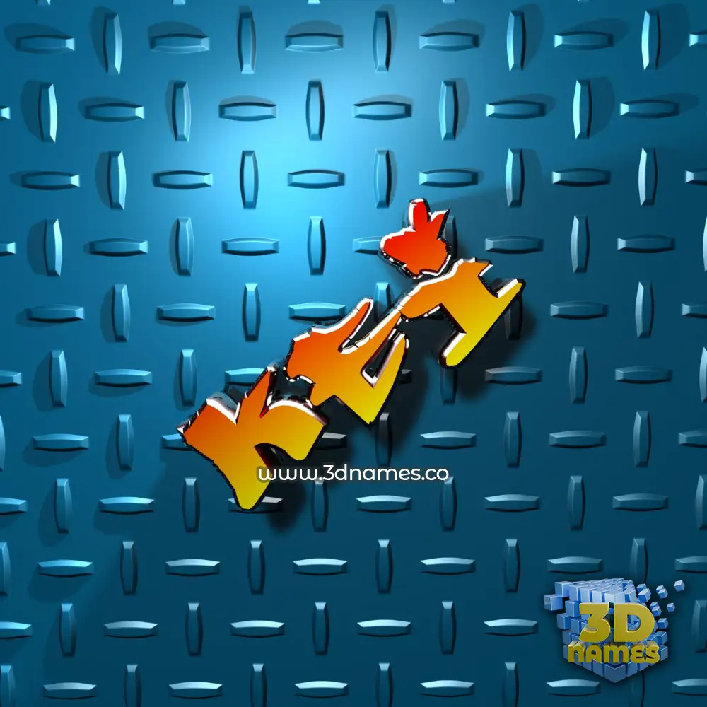 kei in Grid Style style - 3D name wallpaper