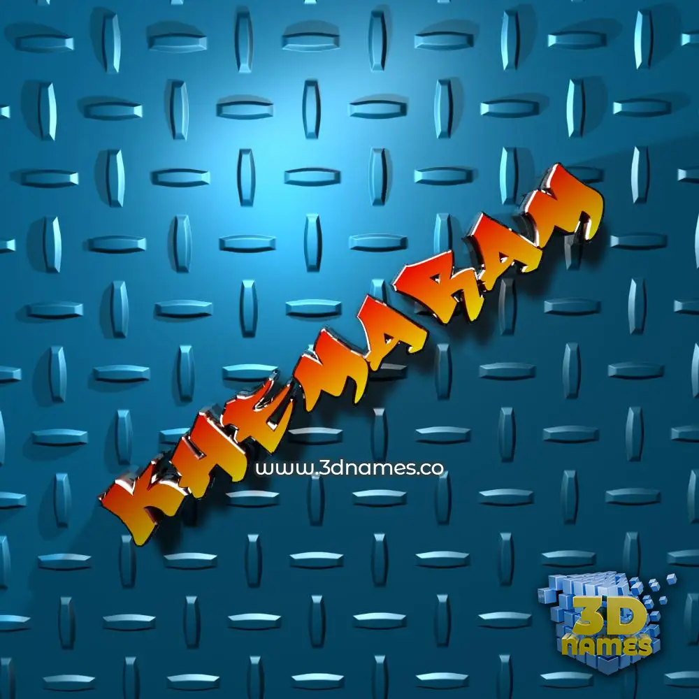 khemaram in Grid Style style - 3D name wallpaper