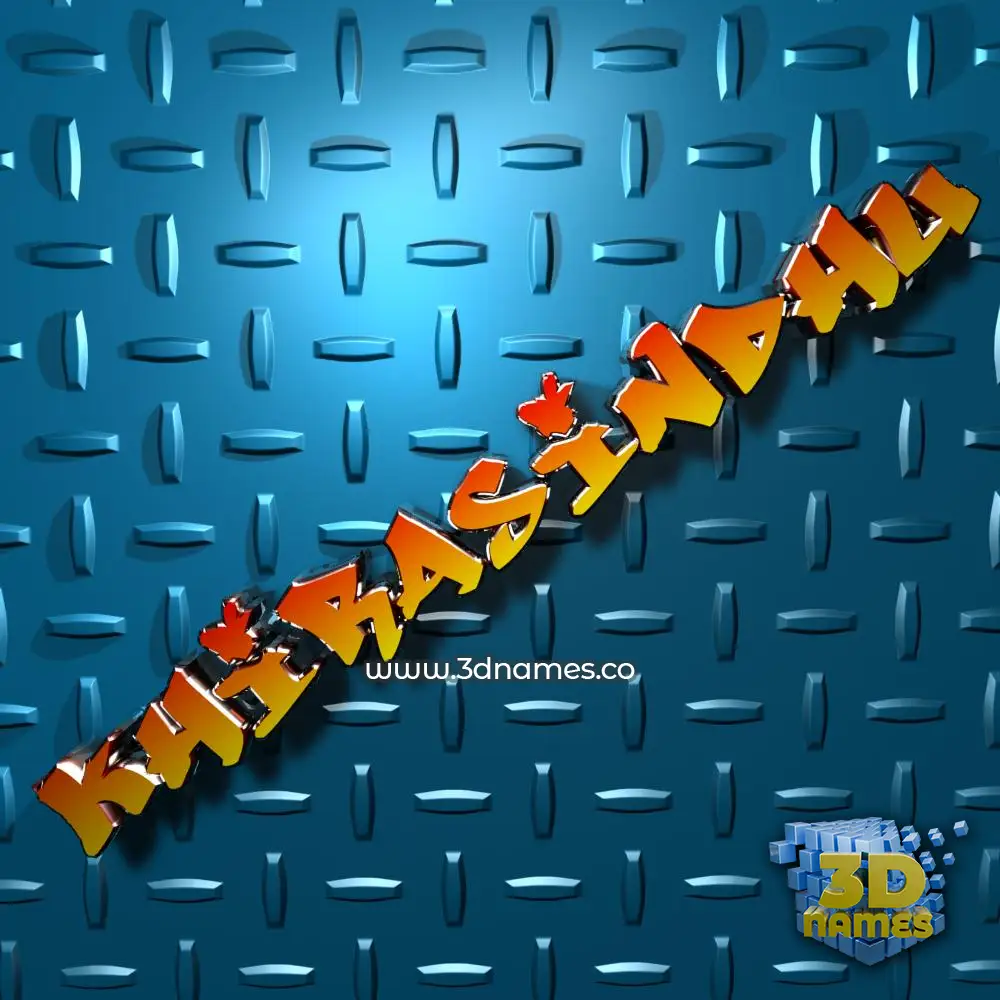 khirasindhu in Grid Style style - 3D name wallpaper